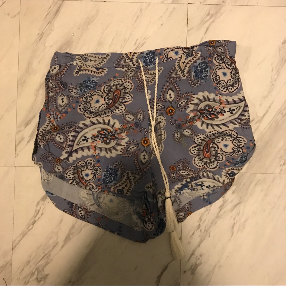 Paisley Printed Shorts